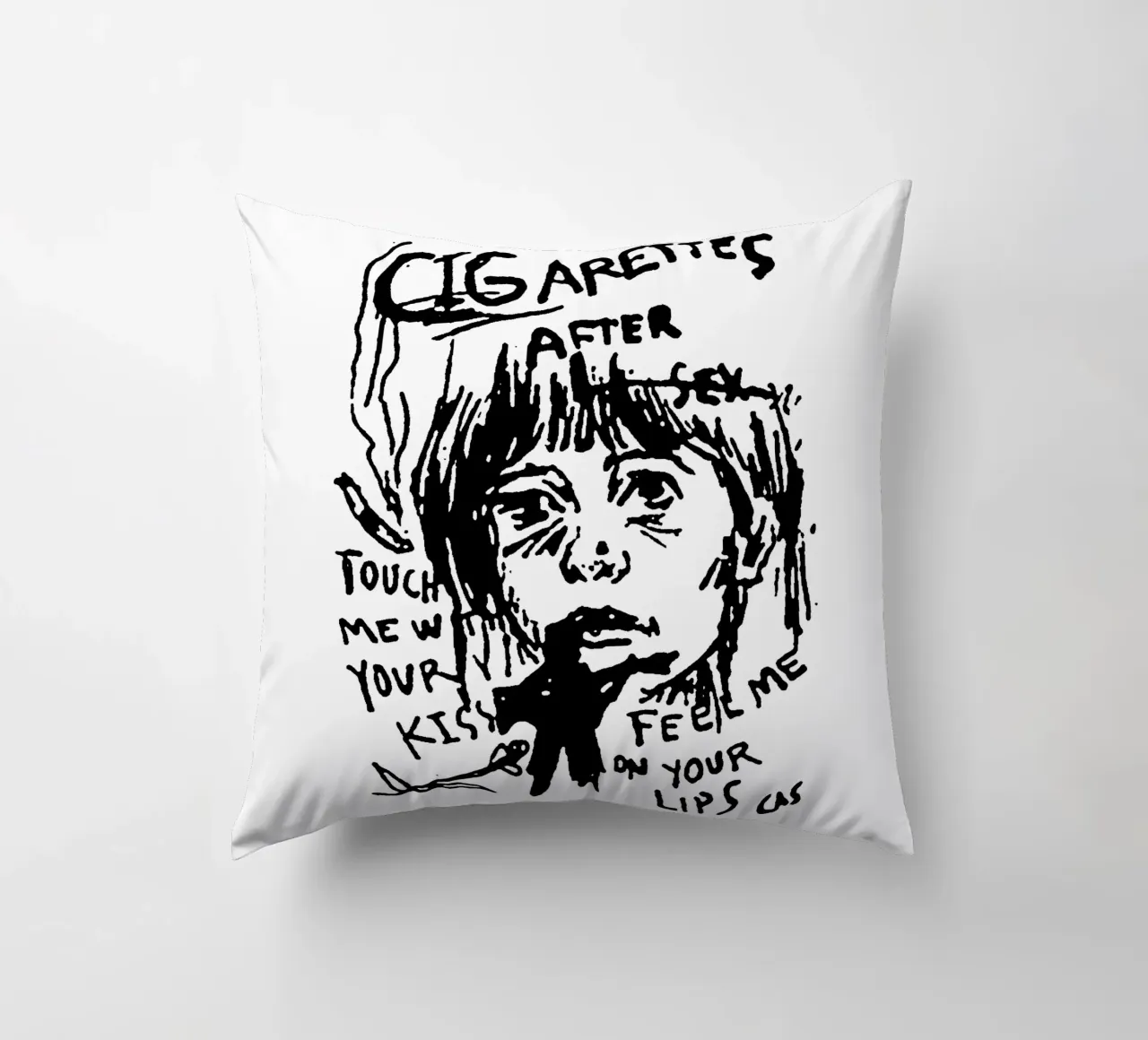 Tocca il tuo bacio - Cigarette AFter X cuscino da igoshdesigns