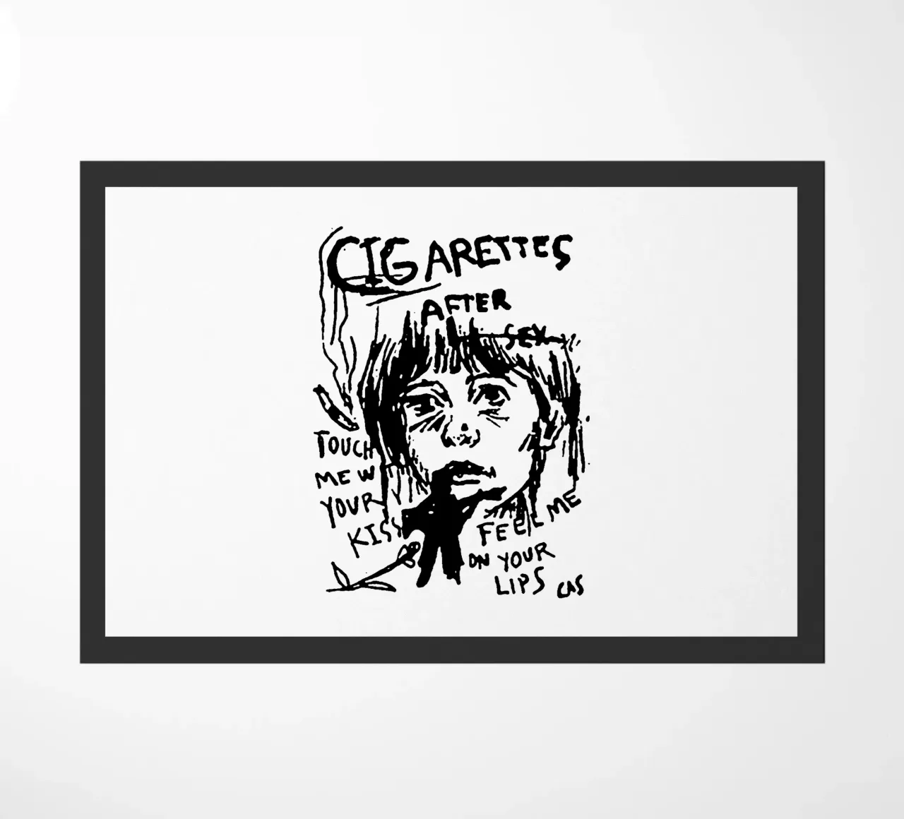 Tocca il tuo bacio - Cigarette AFter X zerbino da igoshdesigns