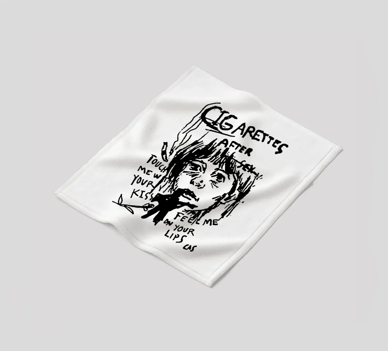 Tocca il tuo bacio - Cigarette AFter X coperta in pile da igoshdesigns