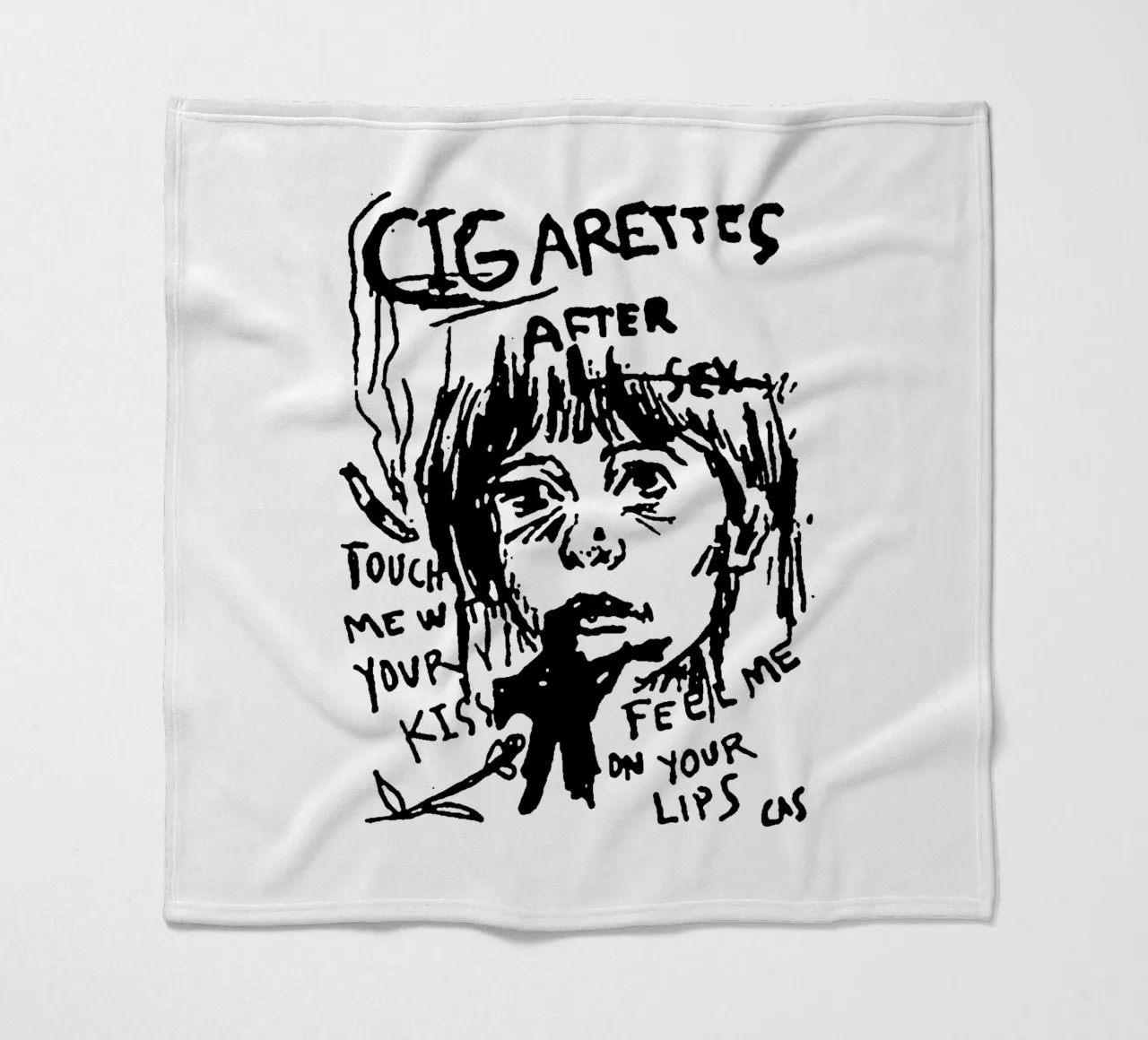 Tocca il tuo bacio - Cigarette AFter X coperta in pile da igoshdesigns
