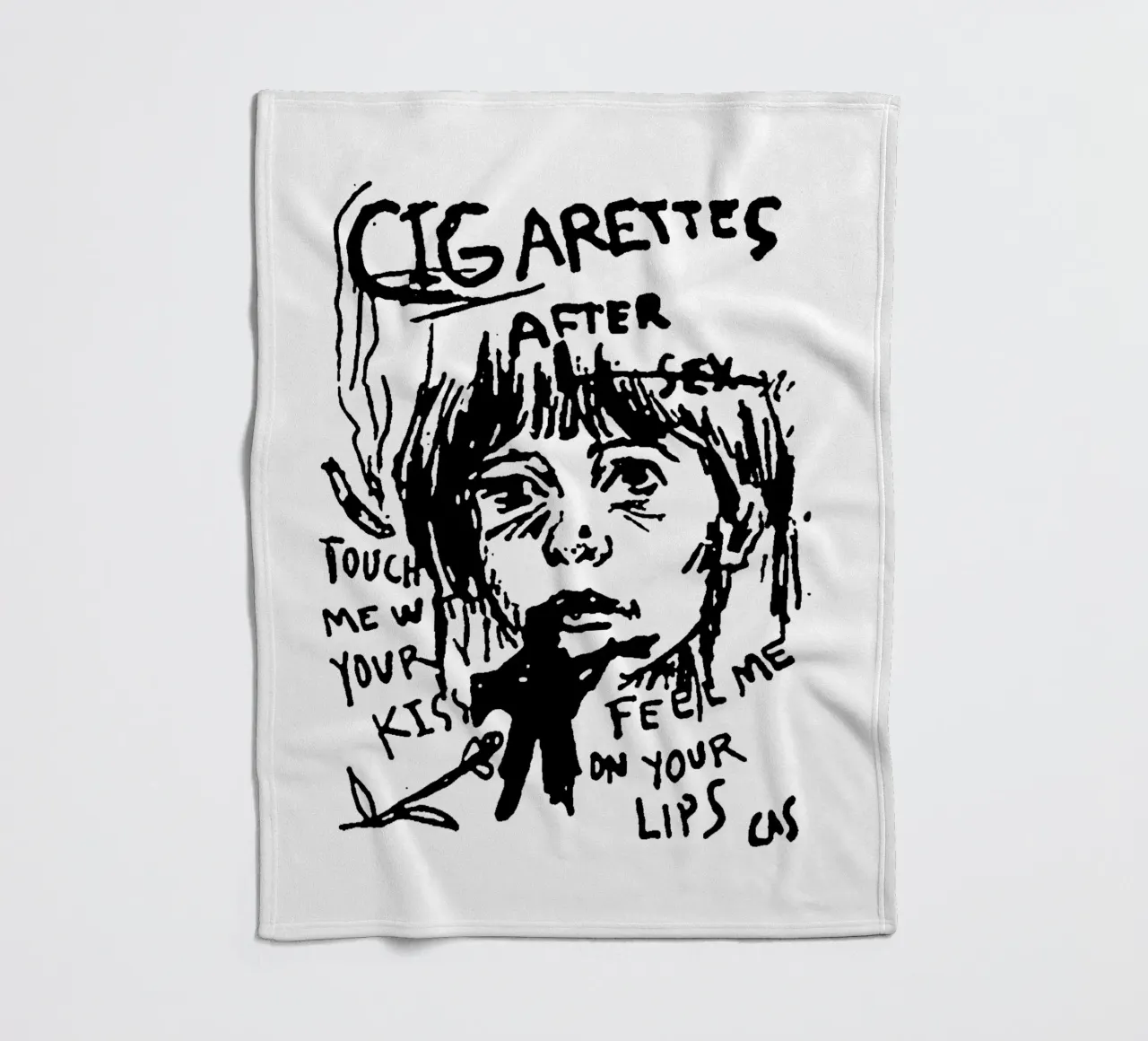Tocca il tuo bacio - Cigarette AFter X coperta in pile da igoshdesigns