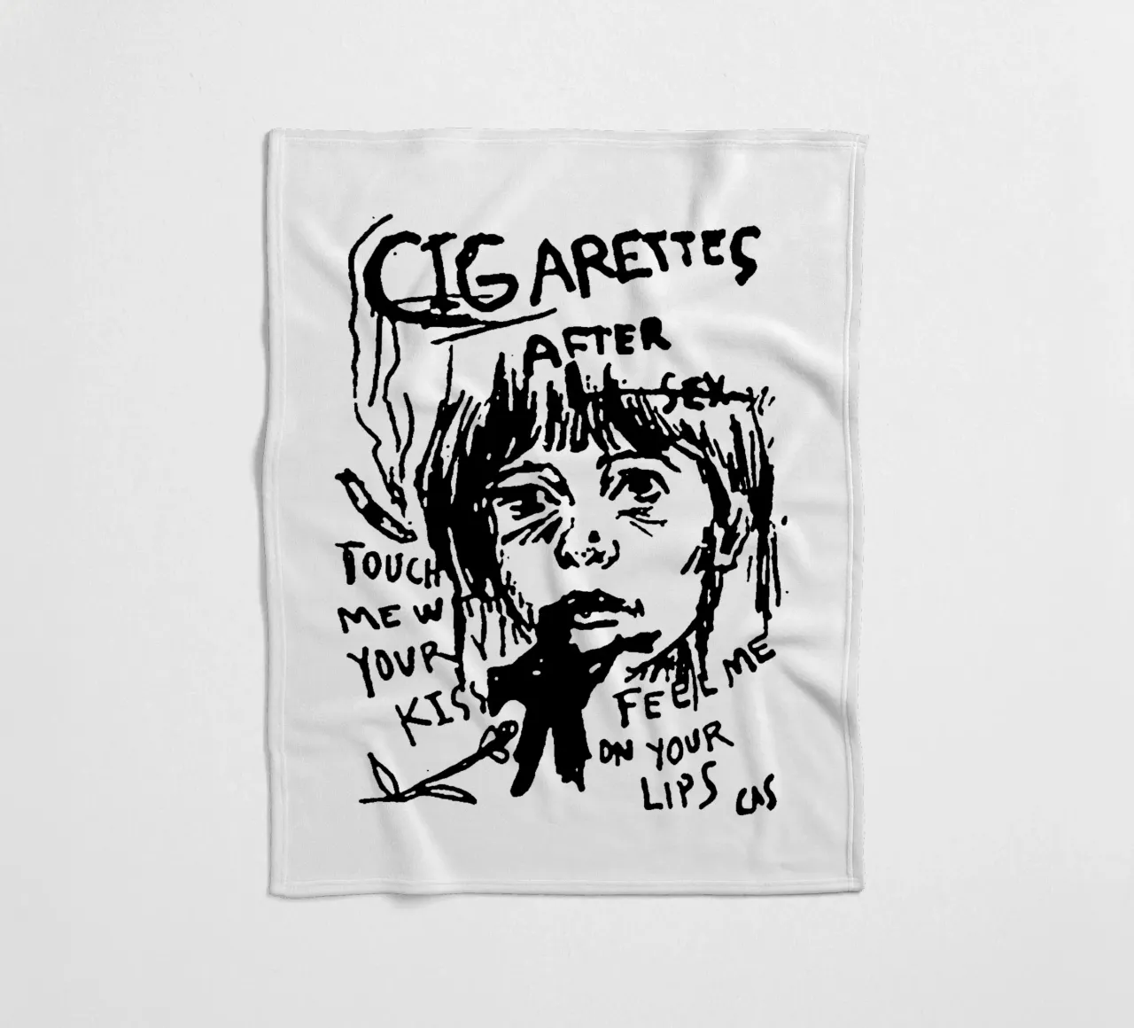 Tocca il tuo bacio - Cigarette AFter X coperta in pile da igoshdesigns