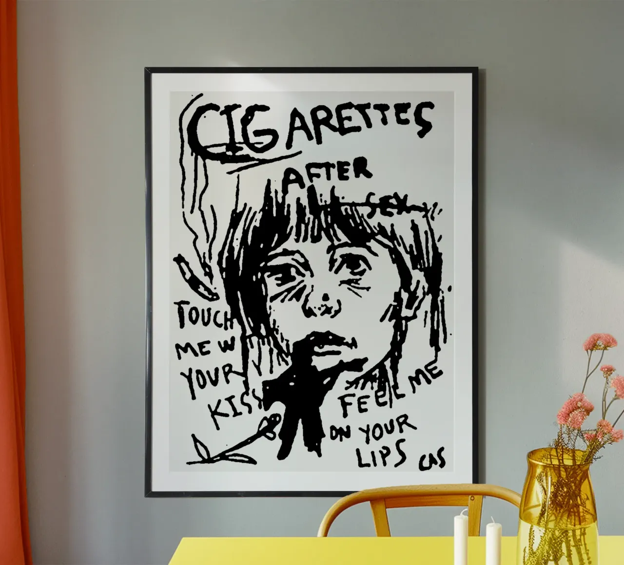 Tocca il tuo bacio - Cigarette AFter X carta hahnemühle da igoshdesigns