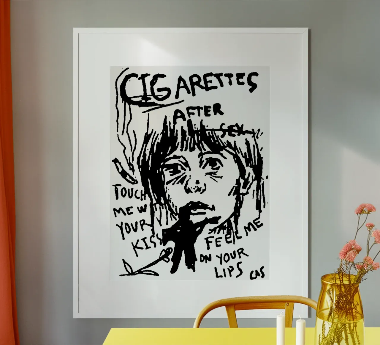 Tocca il tuo bacio - Cigarette AFter X carta hahnemühle da igoshdesigns