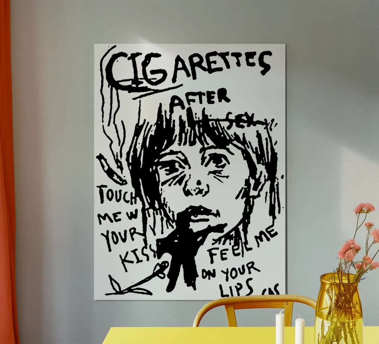 Tocca il tuo bacio - Cigarette AFter X carta hahnemühle da igoshdesigns