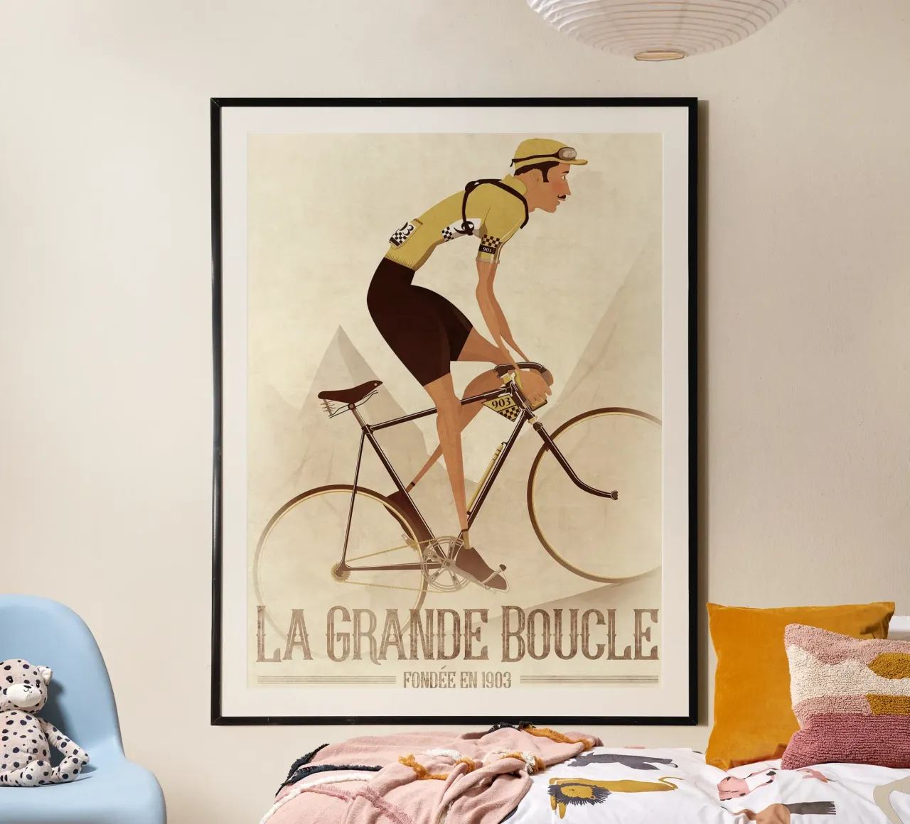 Il Grande Anello poster con telaio in alluminio da Thomas
