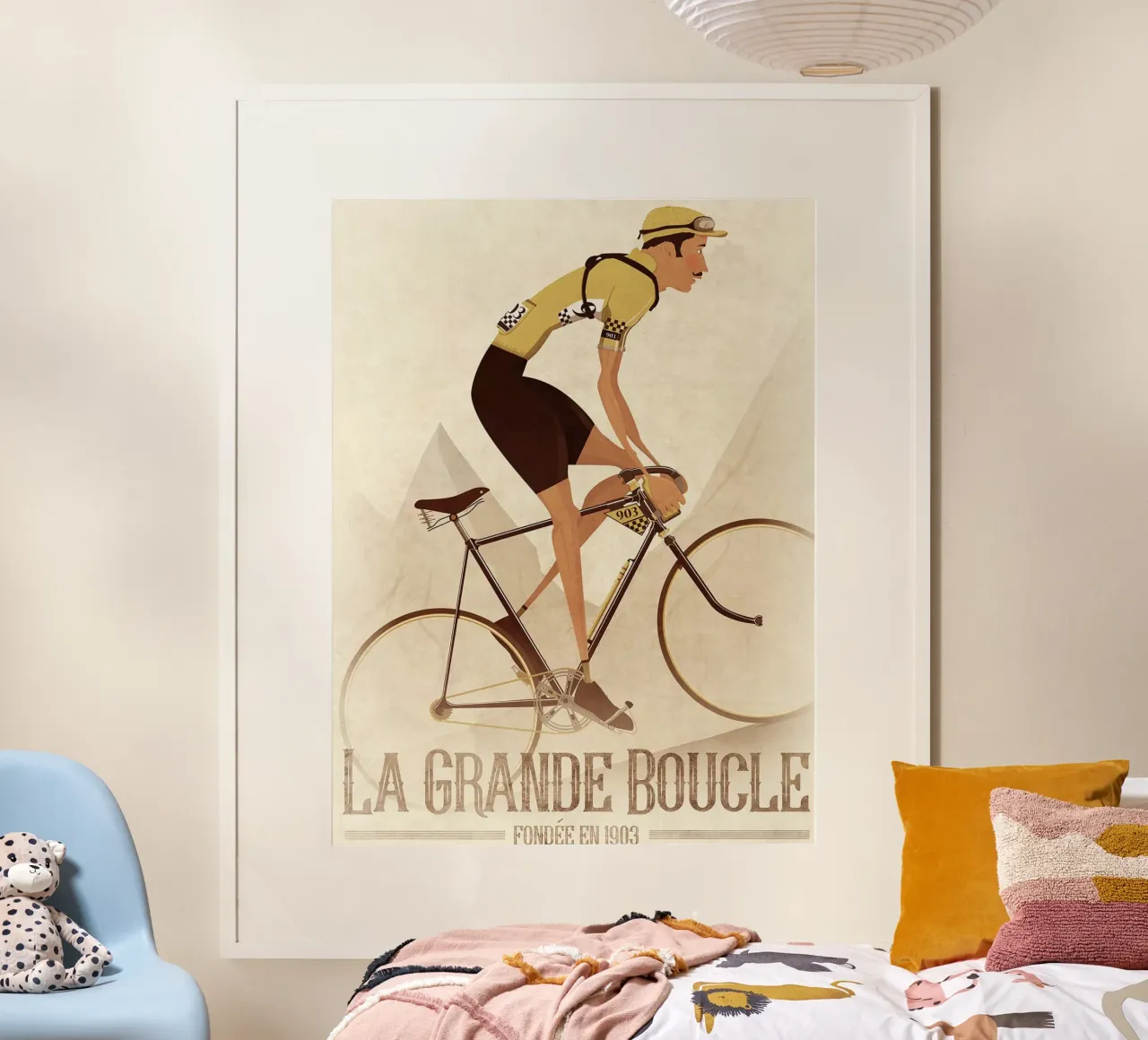 Il Grande Anello poster con telaio in alluminio da Thomas