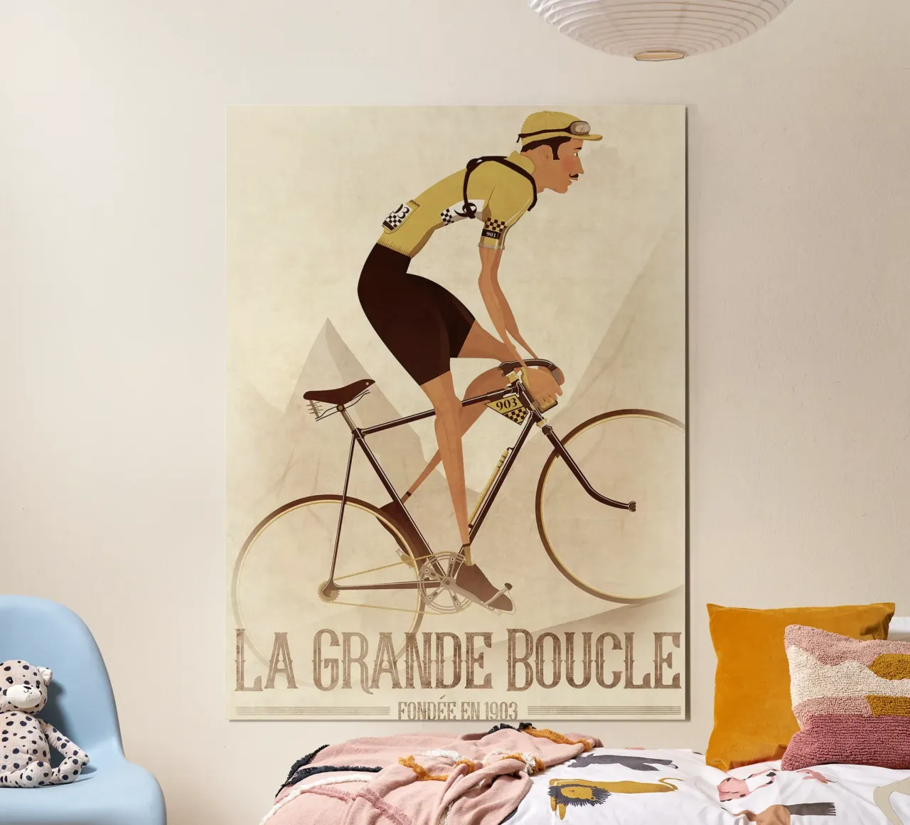 Il Grande Anello poster con telaio in alluminio da Thomas