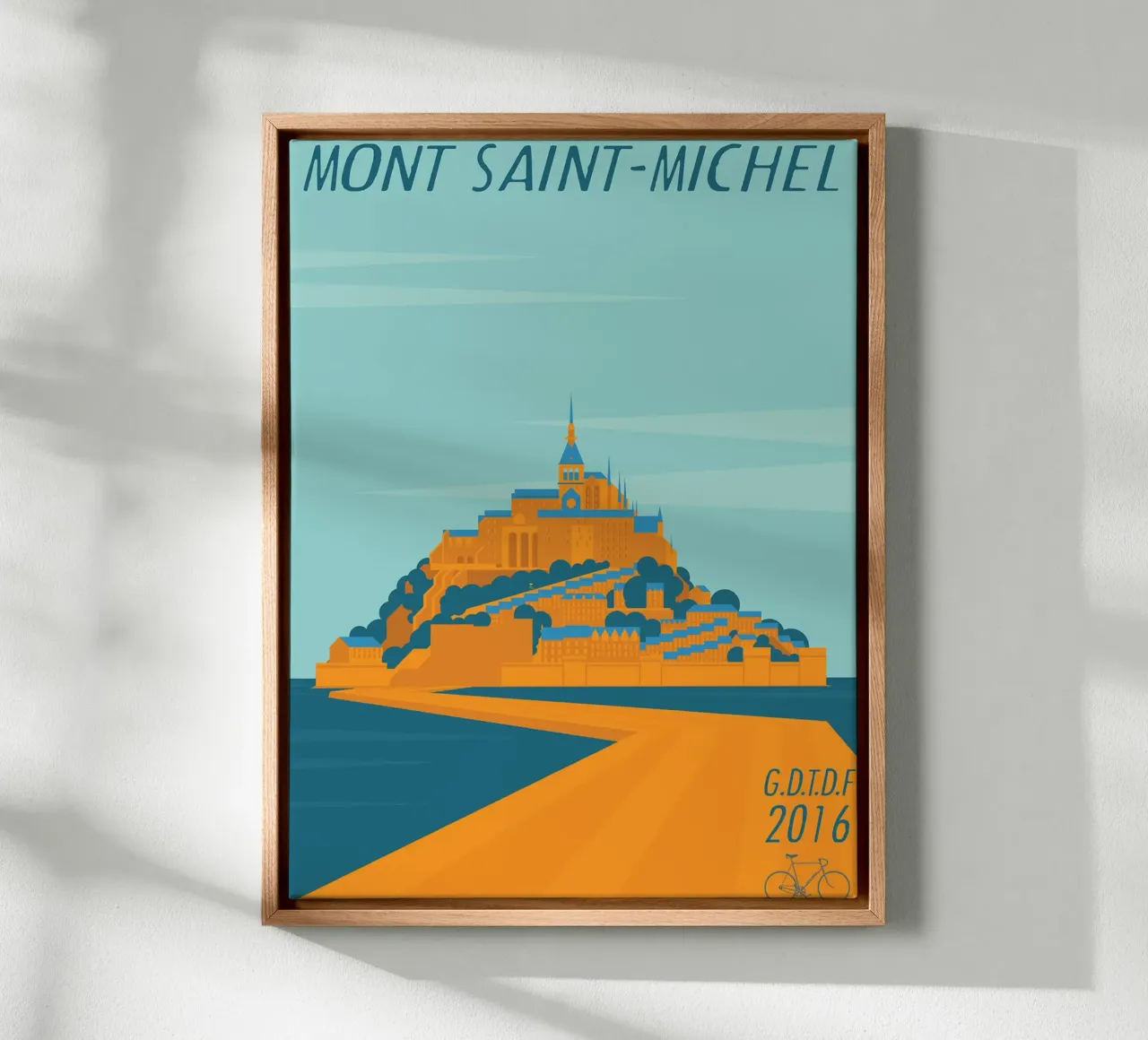 Mont Saint Michel 2016 tela con Cornice a cassetta da Thomas