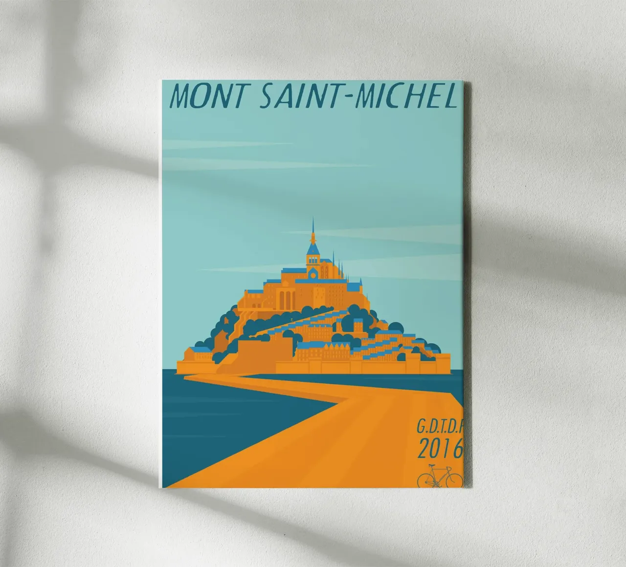 Mont Saint Michel 2016 tela con Cornice a cassetta da Thomas