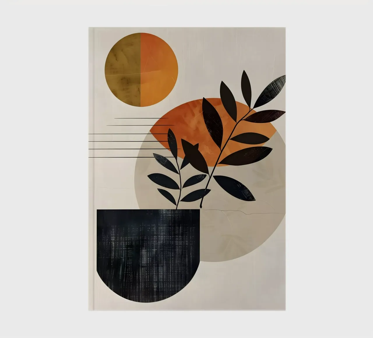 Minimal modern botanical notebook by LaylaOzHome