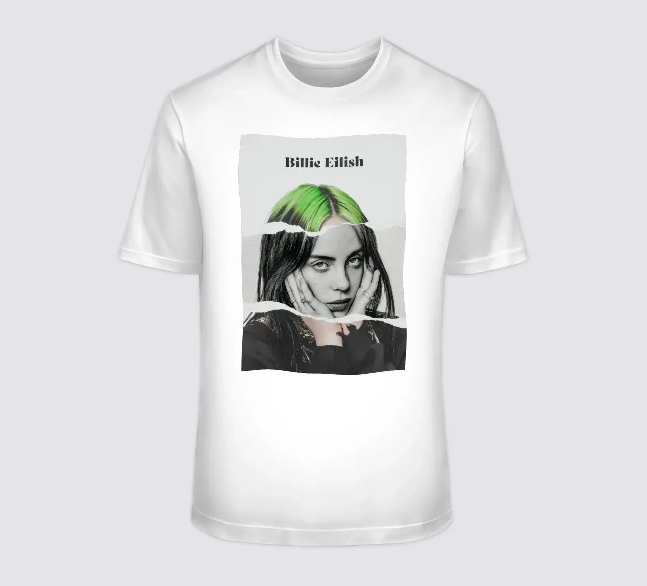 capelli verdi - billie eilish t-shirt da AudioLibrary