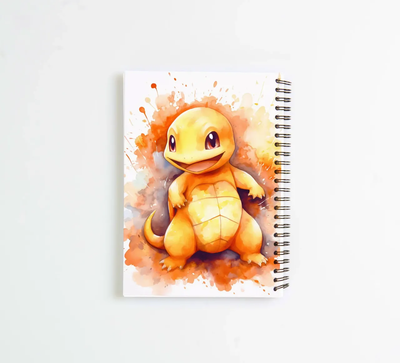 Charmander Pokemon Painting spiral notebook by CreativeStudio