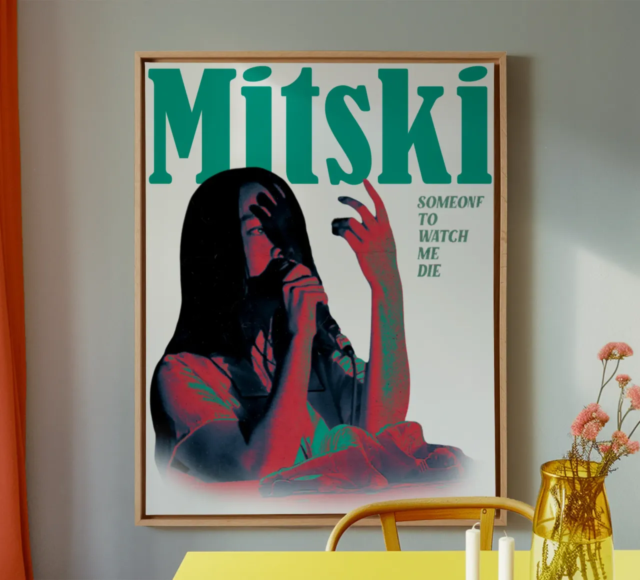 Zanger Indie 90s onmisbaar canvas met Baklijst van igoshdesigns