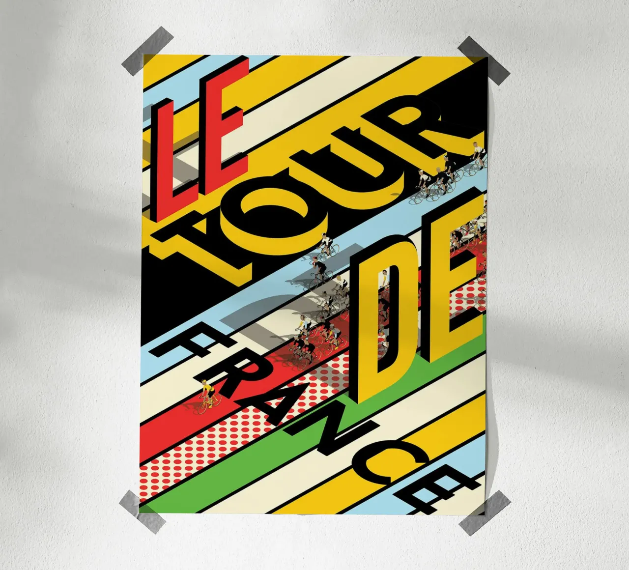 Il tour poster con telaio in plastica da Thomas