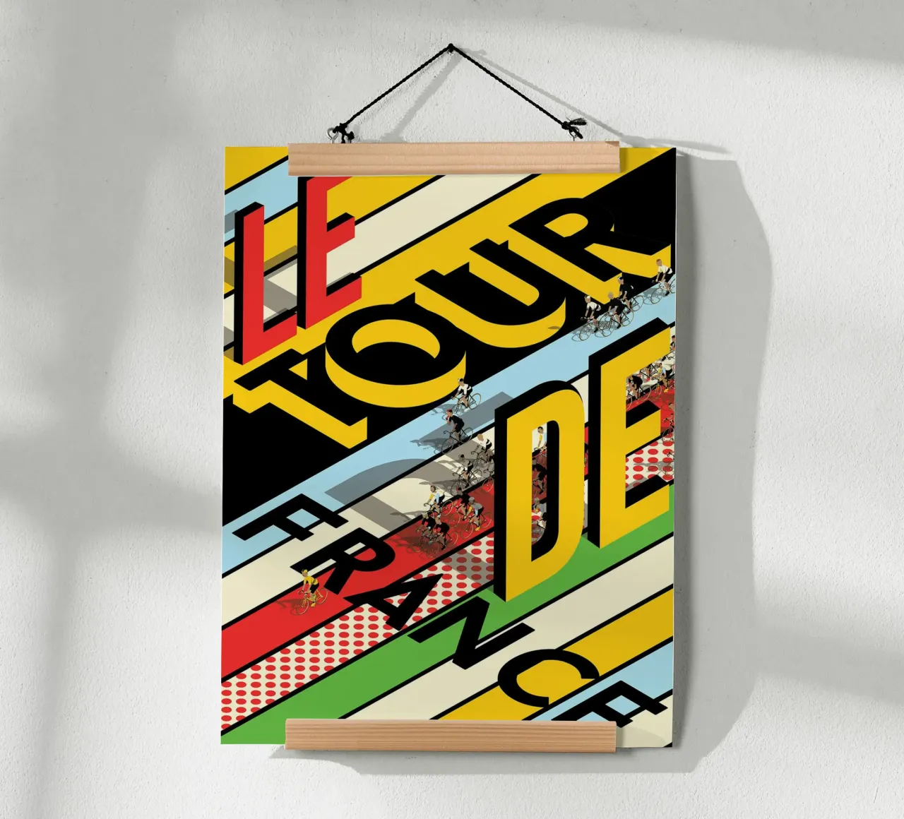 Il tour poster con telaio in plastica da Thomas