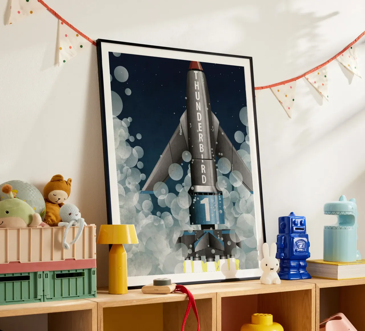 Lancio del razzo Thunderbird 1 poster da Thomas