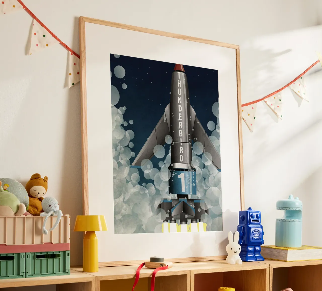 Lancio del razzo Thunderbird 1 poster da Thomas