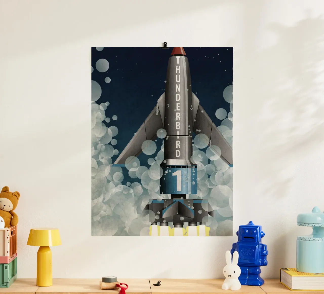 Lancio del razzo Thunderbird 1 poster da Thomas