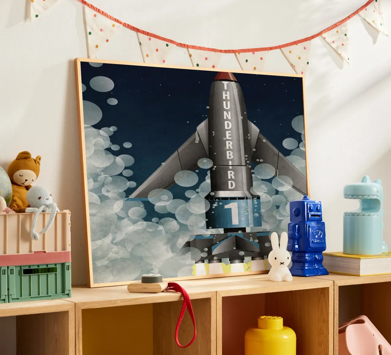 Lancio del razzo Thunderbird 1 poster da Thomas