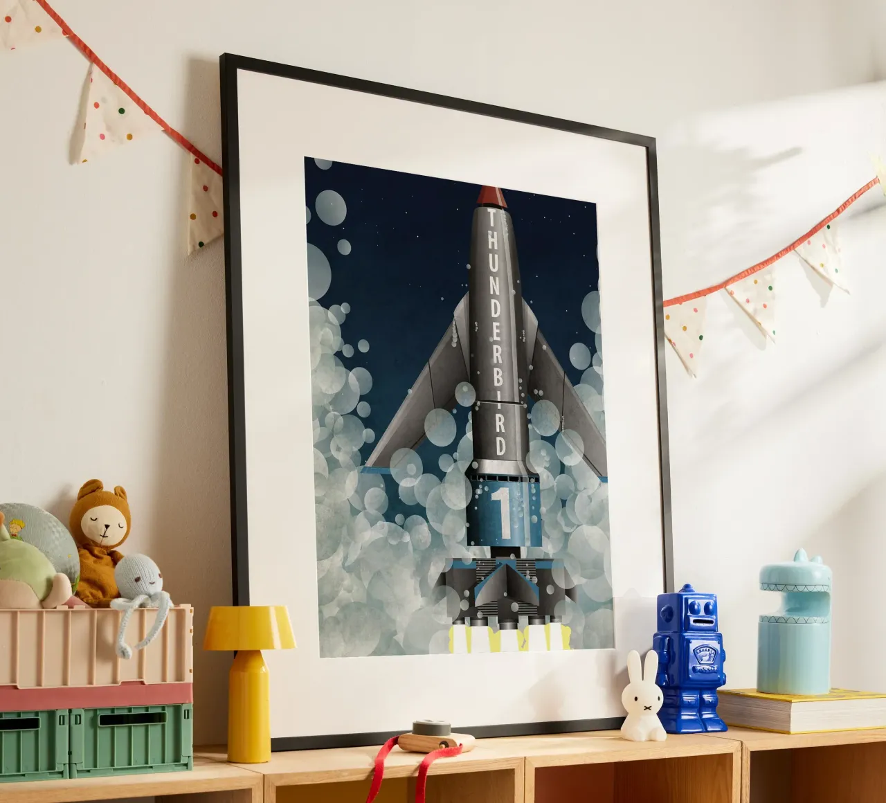 Lancio del razzo Thunderbird 1 poster da Thomas