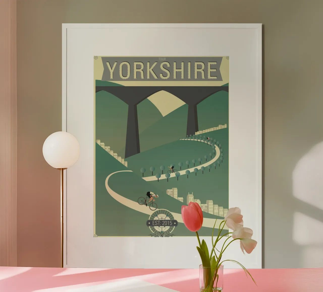 Gara ciclistica Tour De Yorkshire poster da Thomas