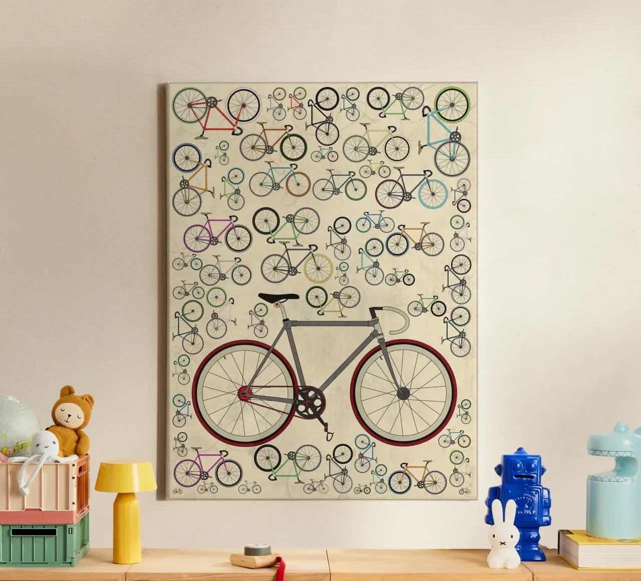 Biciclette Fixie d'epoca tela con Cornice a cassetta da Thomas