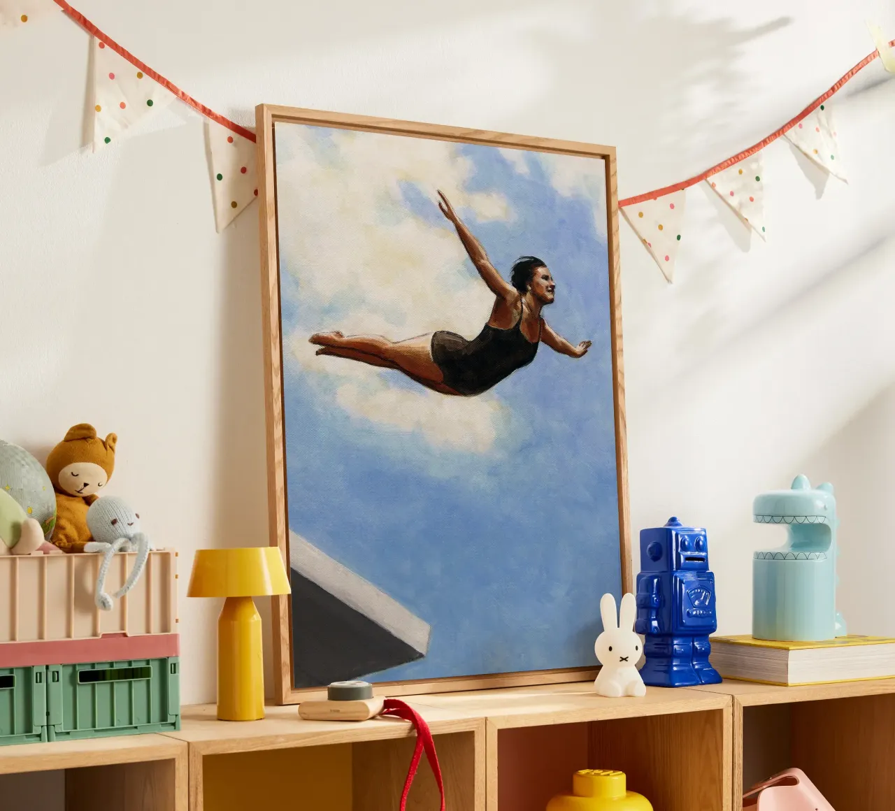 Tuffatore in aria I plexiglass da Wallace