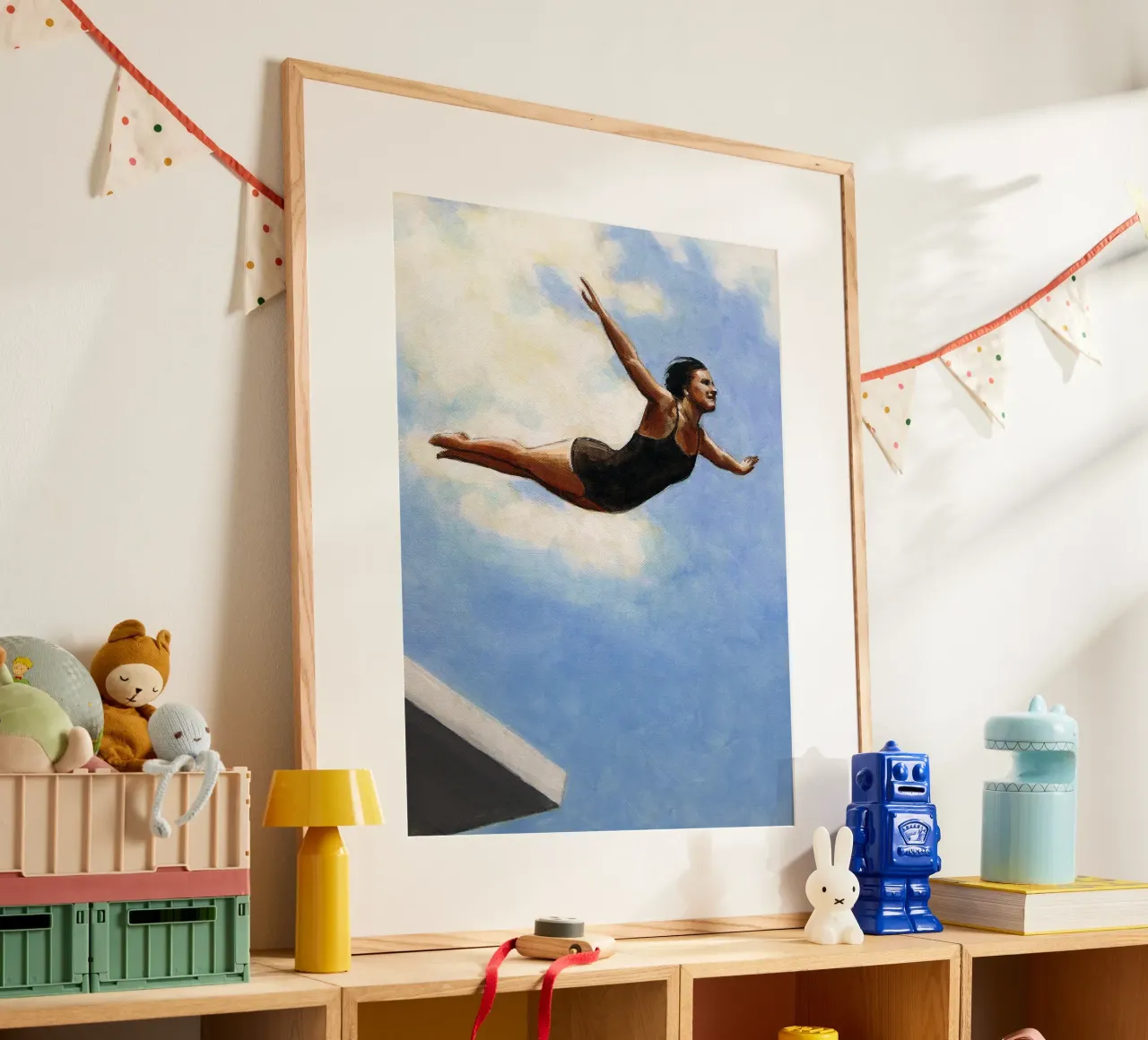 Tuffatore in aria I poster da Wallace