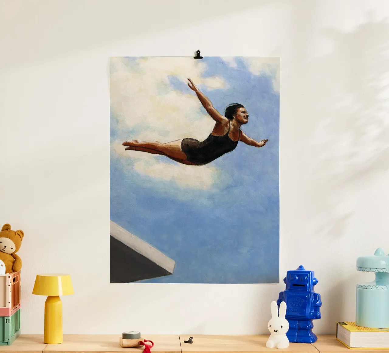 Tuffatore in aria I poster da Wallace