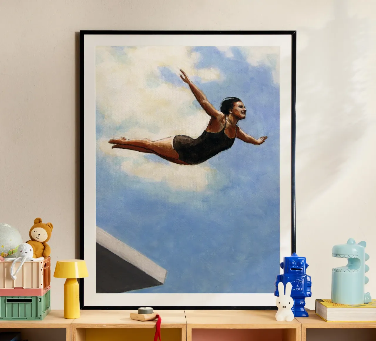 Tuffatore in aria I poster da Wallace