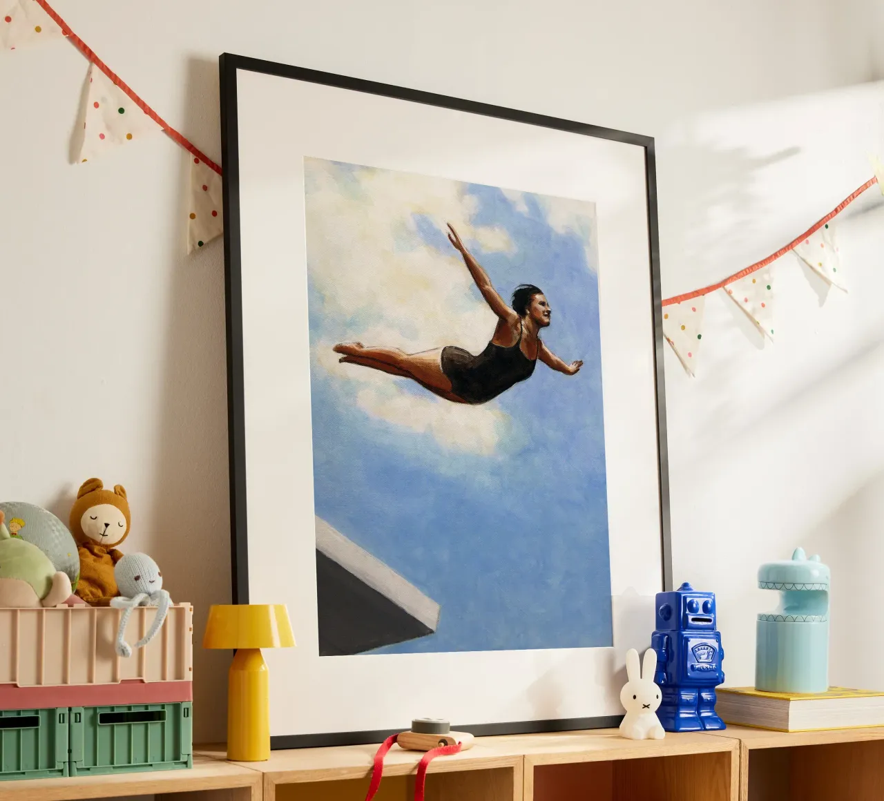 Tuffatore in aria I poster da Wallace
