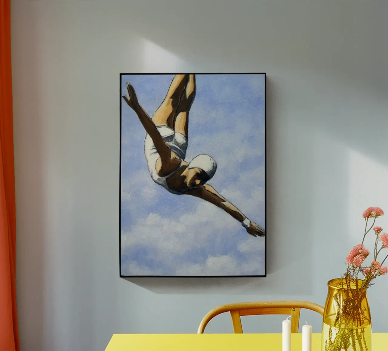 Tuffo tra le nuvole II plexiglass da Wallace