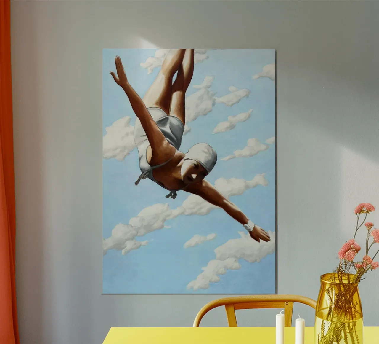 Tuffatore tra le nuvole poster da Wallace