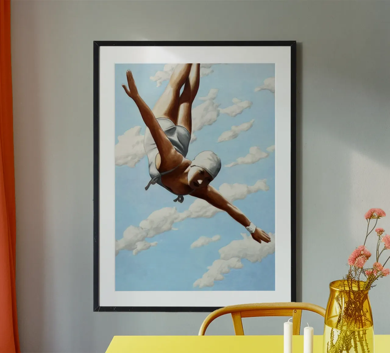 Tuffatore tra le nuvole poster da Wallace