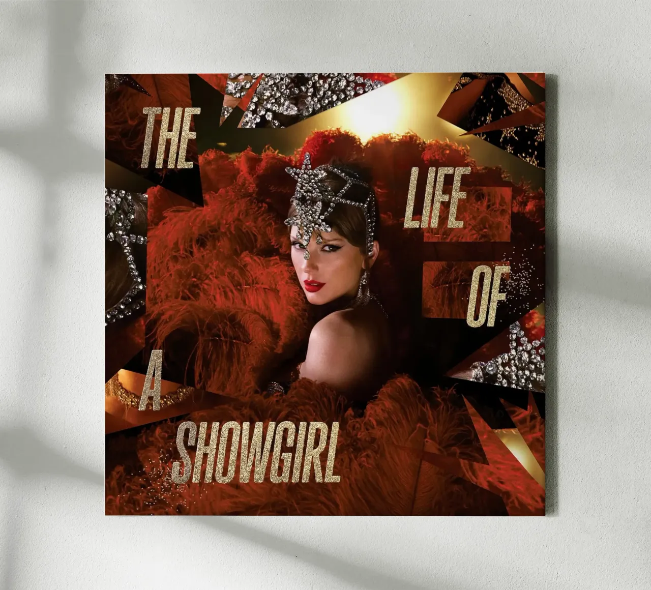 showgirl - taylor swiftie tela con Cornice a cassetta da AudioLibrary