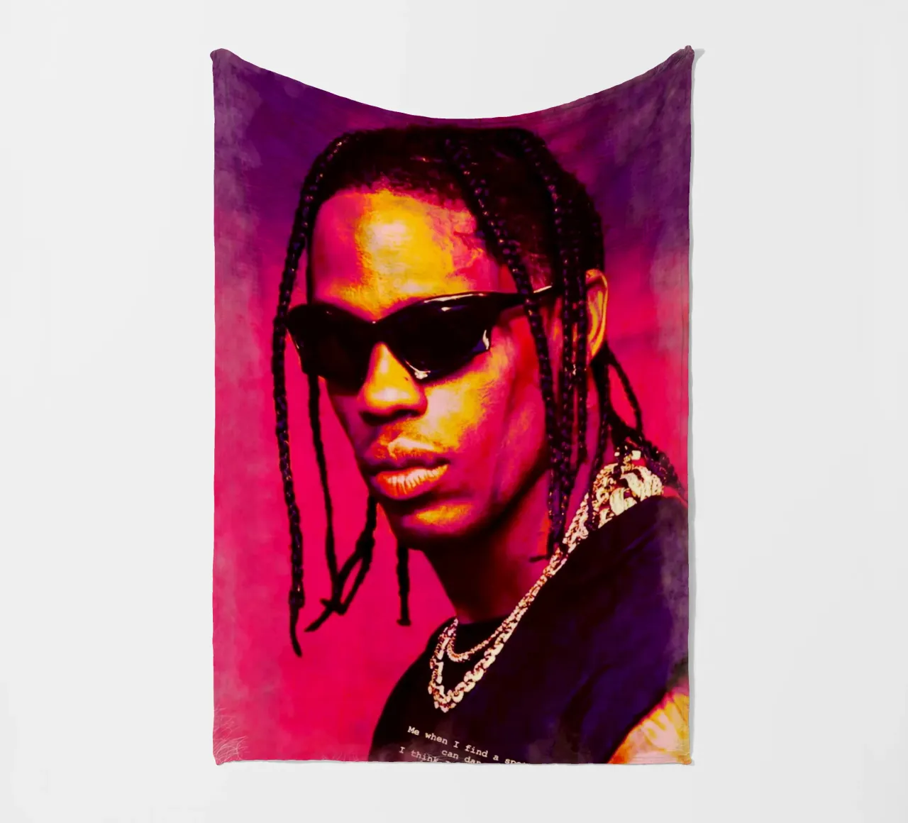 Travis Scott coperta in pile da Lembayung art