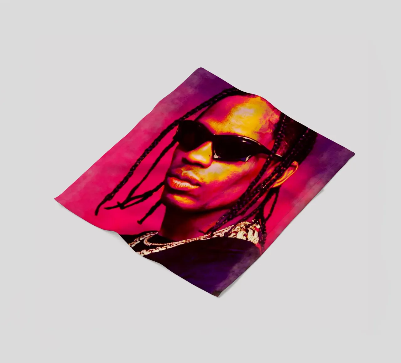 Travis Scott coperta in pile da Lembayung art
