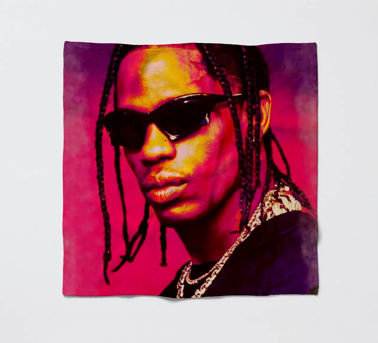 Travis Scott coperta in pile da Lembayung art