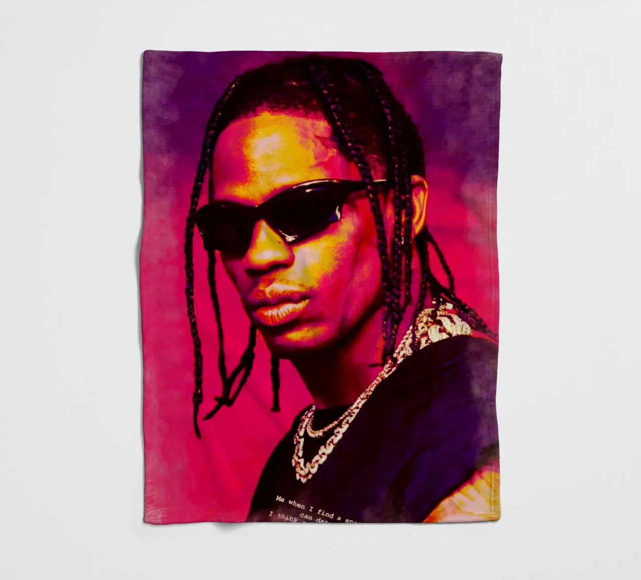 Travis Scott coperta in pile da Lembayung art