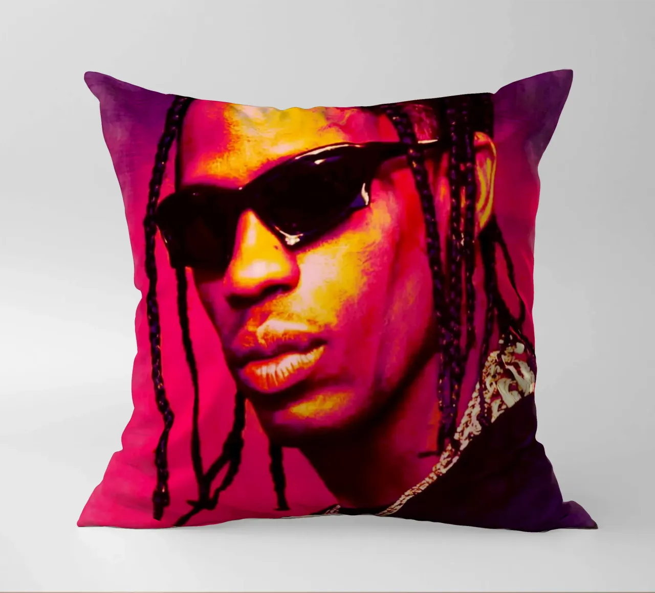 Travis Scott cuscino da Lembayung art