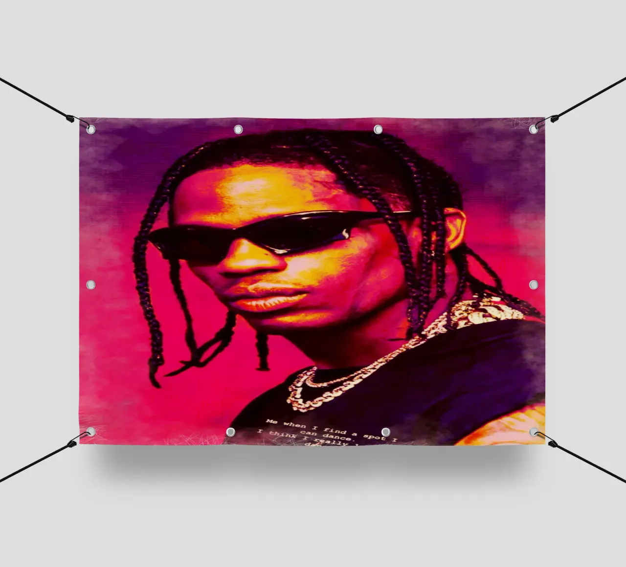 Travis Scott telo in pvc da Lembayung art