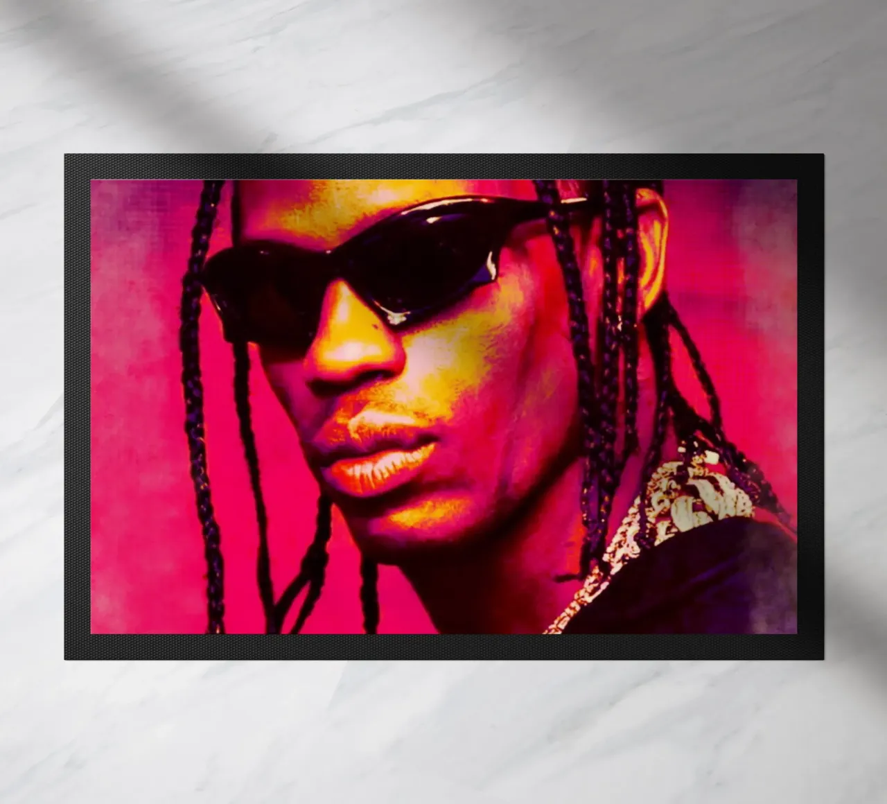 Travis Scott felpudo de Lembayung art