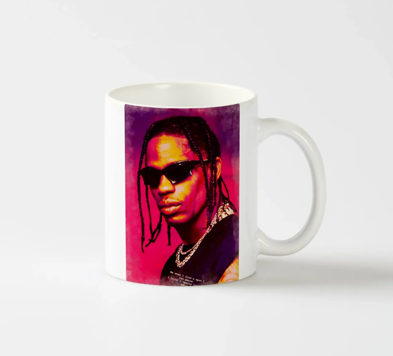 Travis Scott tazza in ceramica da Lembayung art