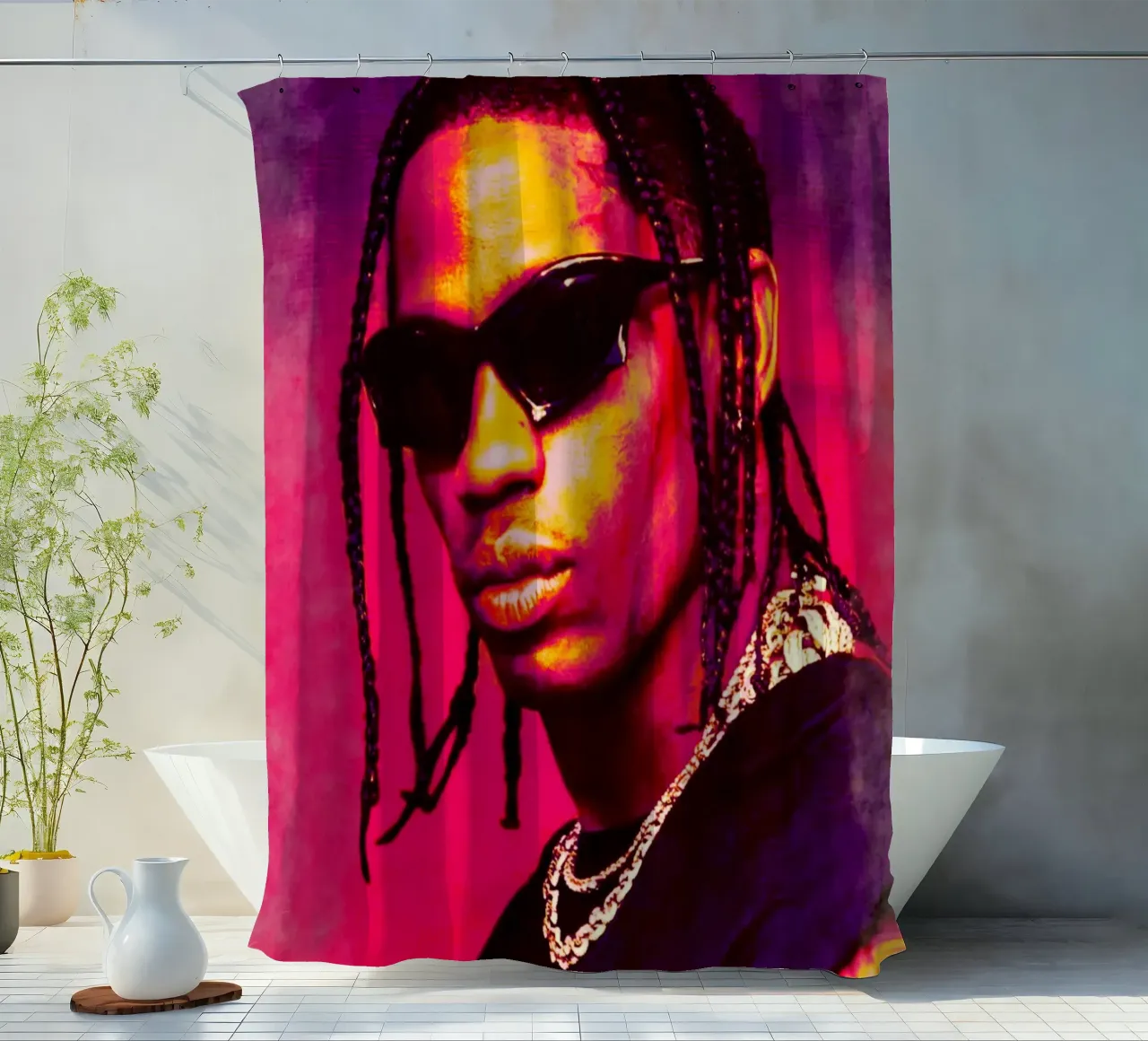 Travis Scott tenda da doccia da Lembayung art