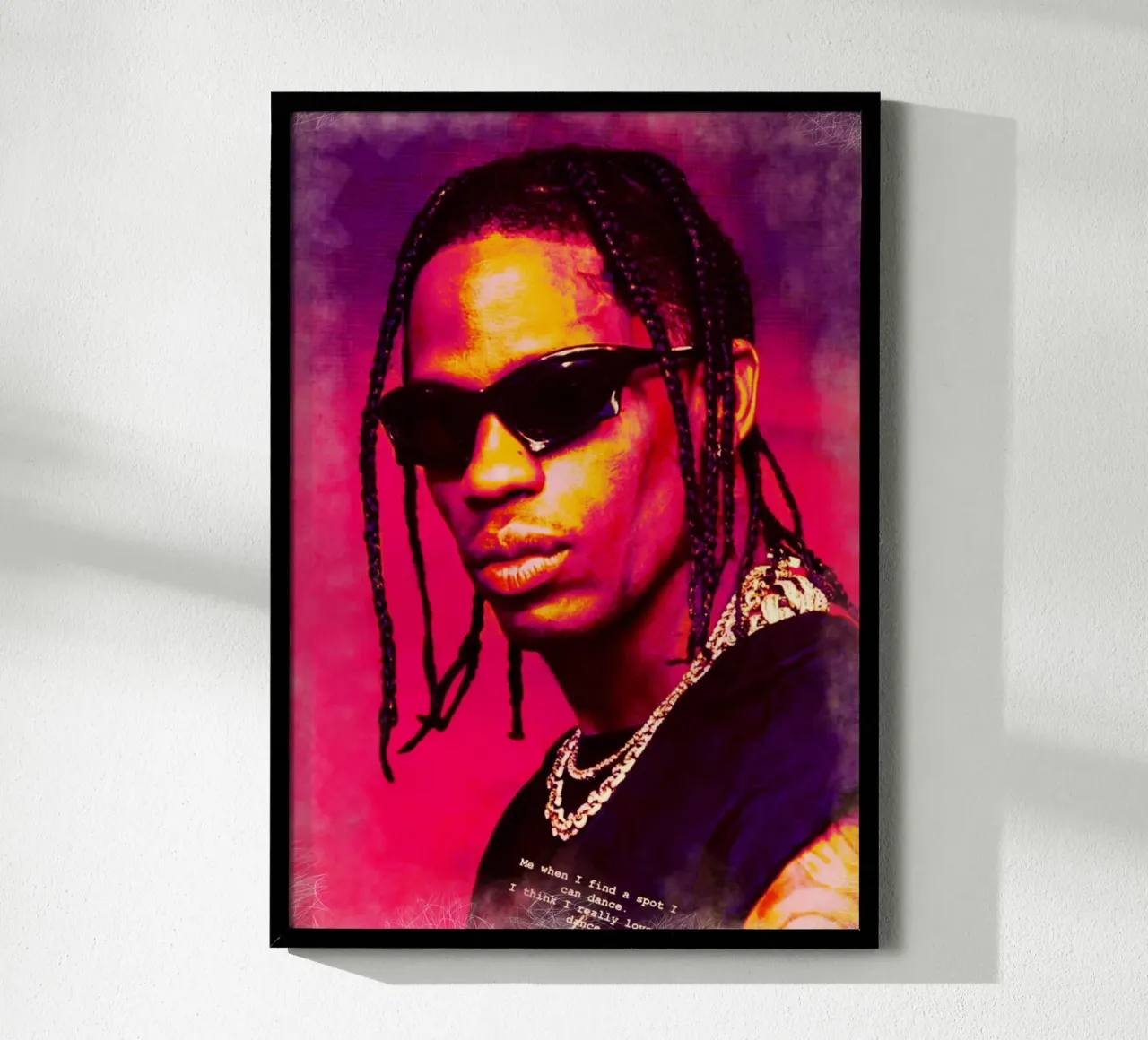 Travis Scott poster da Lembayung art