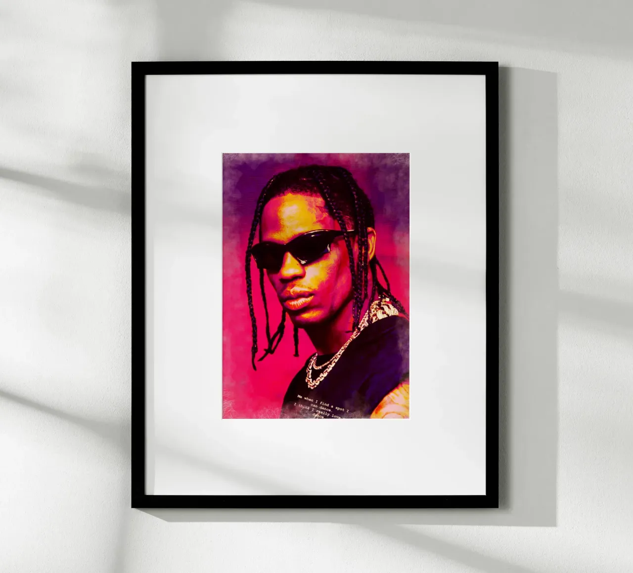 Travis Scott poster da Lembayung art
