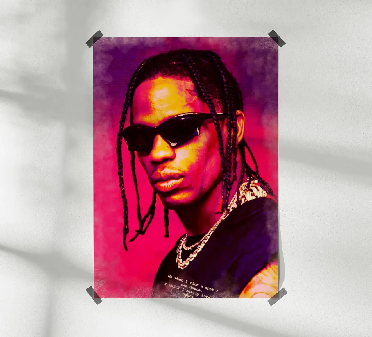 Travis Scott poster da Lembayung art