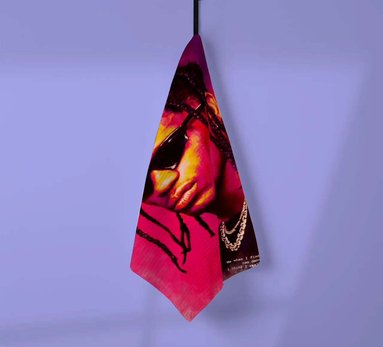 Travis Scott Geschirrtuch von Lembayung art