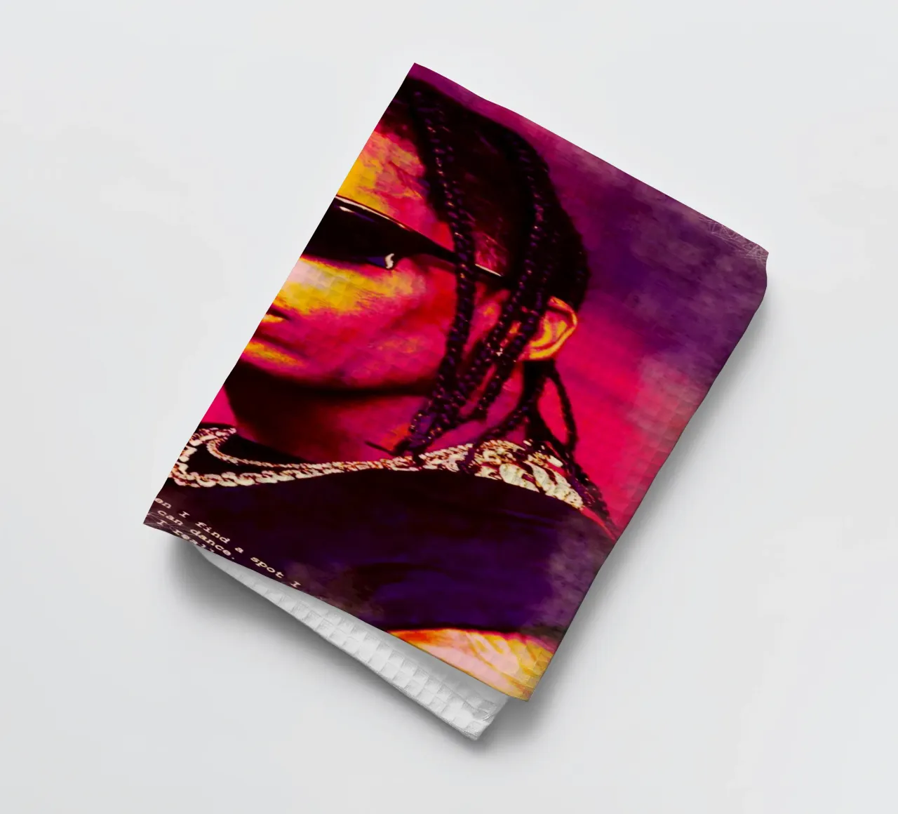 Travis Scott canovaccio da cucina da Lembayung art